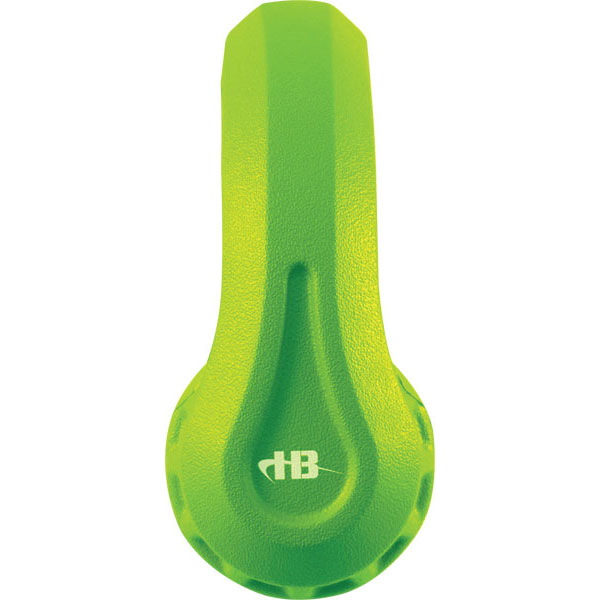 Flex-Phones Foam Headphones (Green) - Side Profile