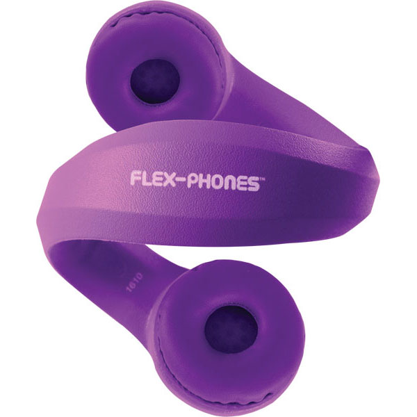 Flex-Phones Foam Headphones (Purple) - Twisted