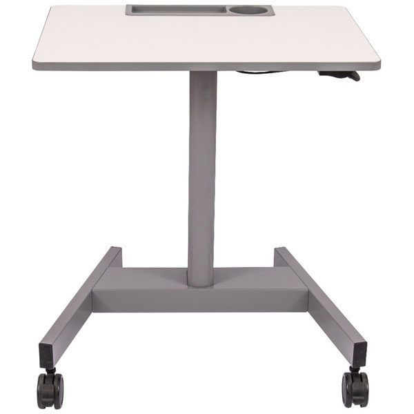 Luxor Sit/Stand Student Desk with Pneumatic Height Adjustment