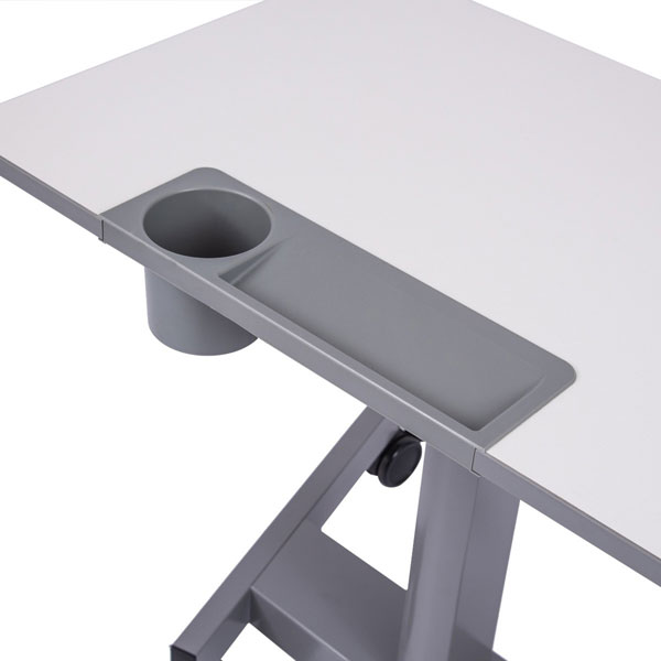 Luxor Sit/Stand Student Desk with Pneumatic Height Adjustment