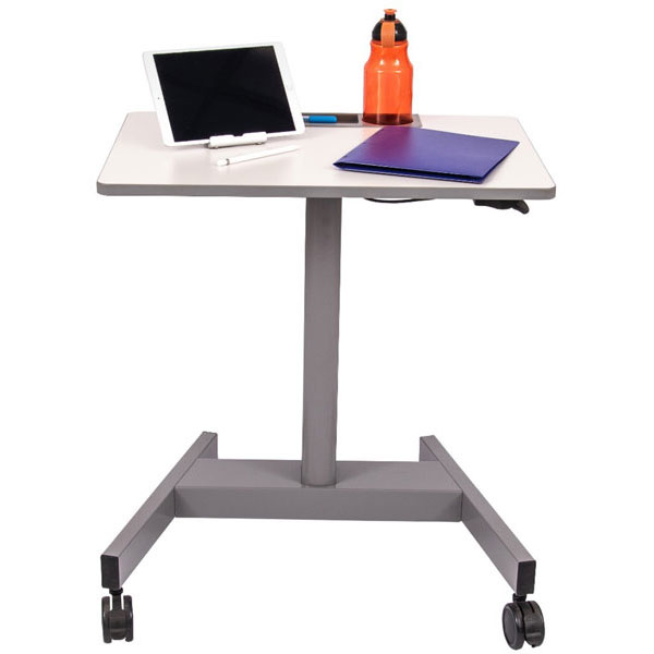 Luxor Sit/Stand Student Desk with Pneumatic Height Adjustment