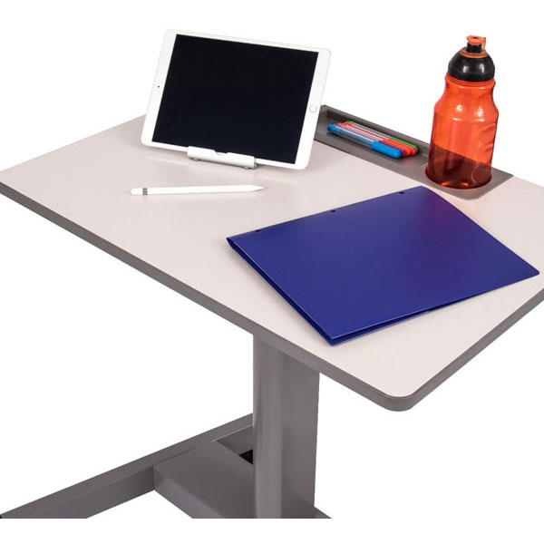Luxor Sit/Stand Student Desk with Pneumatic Height Adjustment