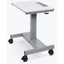 Luxor Sit/Stand Student Desk with Crank Handle Height Adjustment