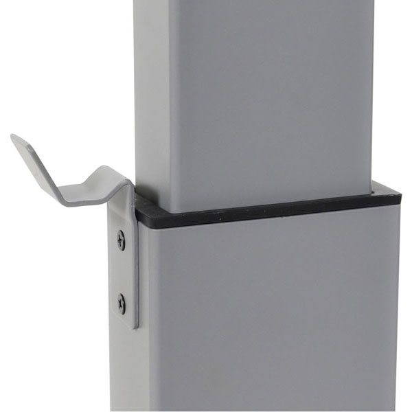 Luxor Sit/Stand Student Desk with Crank Handle Height Adjustment