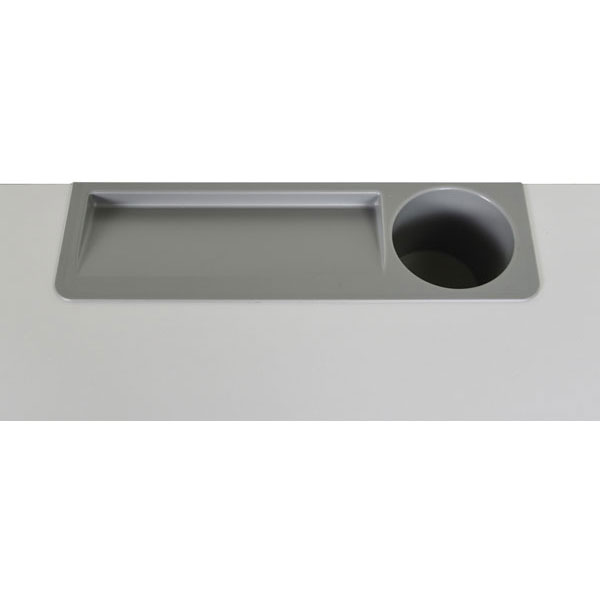 Luxor Sit/Stand Student Desk with Crank Handle Height Adjustment