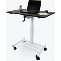 Luxor Single-Column Crank Stand Up Desk