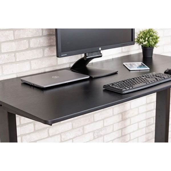Luxor 60" High Speed Crank Adjustable Stand Up Desk - Black Frame