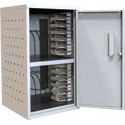 12-Slot Vertical Wall/Desk Charging Cabinet