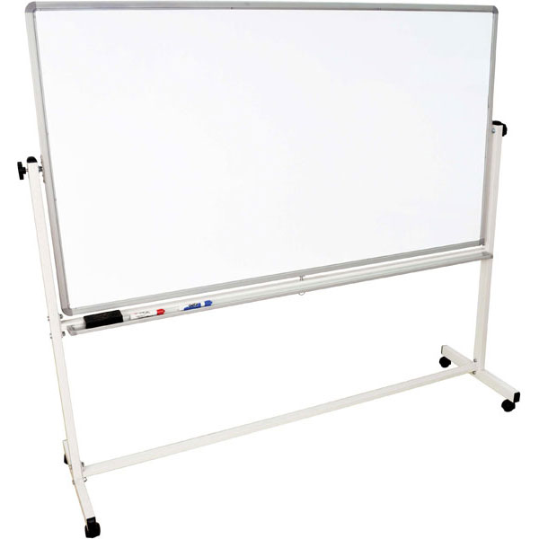 Double Sided Magnetic White Board 72&quot;W x 40&quot;H