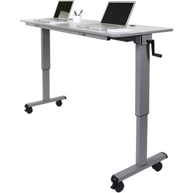 Luxor Adjustable Height Flip-Up 60"W Table