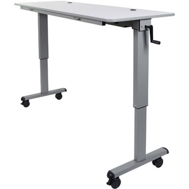 Luxor Adjustable Height Flip-Up 72"W Table 