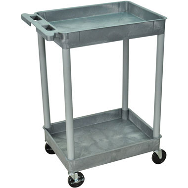 Tub Cart with 2 Shelves