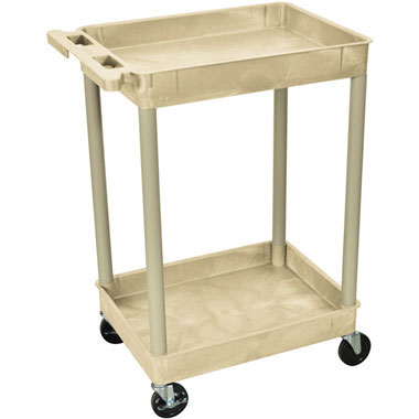 Tub Cart with 2 Shelves