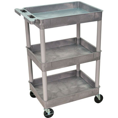 Tub Cart with 3 Shelves