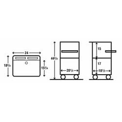 Mobile Projector Computer Projector Cart