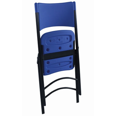 NPS Blue Plastic Folding Chair