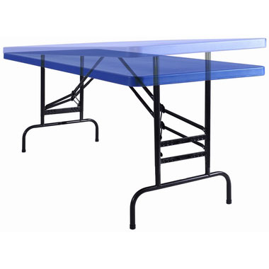 Blue Plastic Folding Table