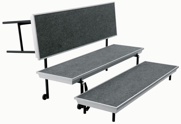 72" Straight Trans-Port Portable Choral Riser