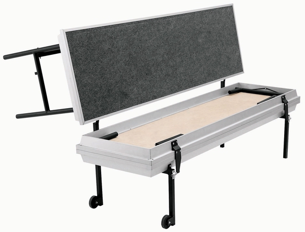 72" Straight Trans-Port Portable Choral Riser