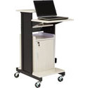 OKS Presentation Cart with Cabinet