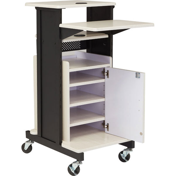 OKS Presentation Cart with Cabinet