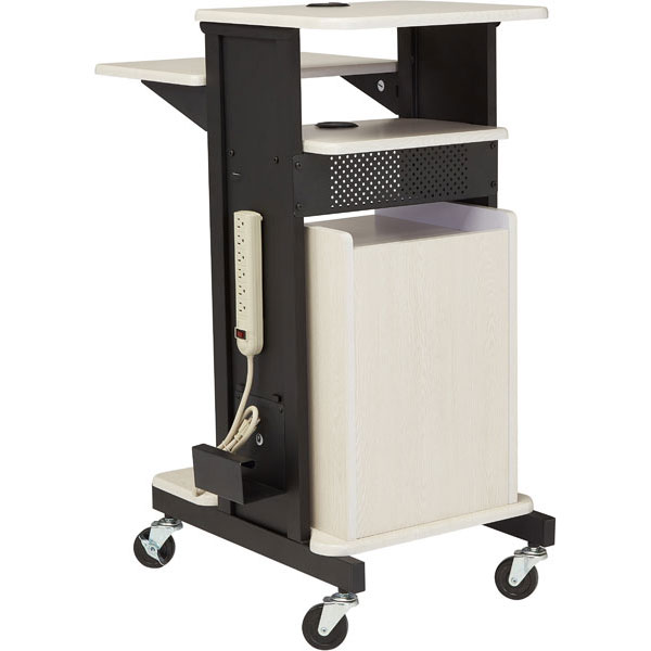 OKS Presentation Cart with Cabinet