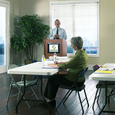 OKS Vision Presentation Lectern with 15" LCD Screen