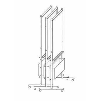 Nest Metal Easel - Magnetic Porcelain by Best-Rite