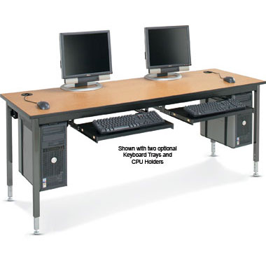 1500 Series Computer Table 60"W x 30"D (25"-29"H Adjustable)