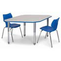 Interchange Two Student Diamond Desk by Smith System