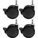 3" Black Casters (4-Pack) by Smith System 