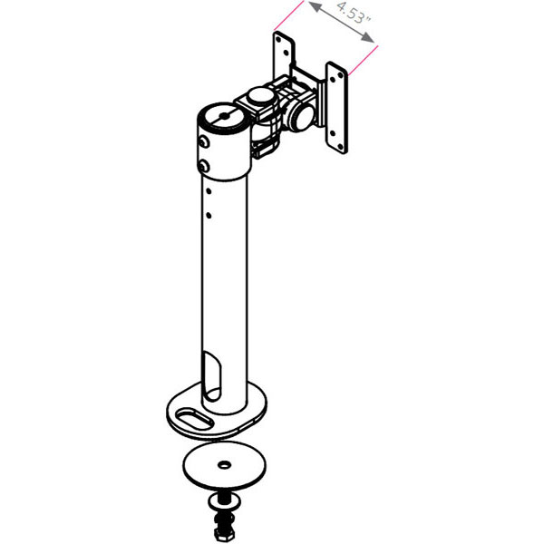 Smith System 17351 Flat Panel Mount with Tilt and Swivel