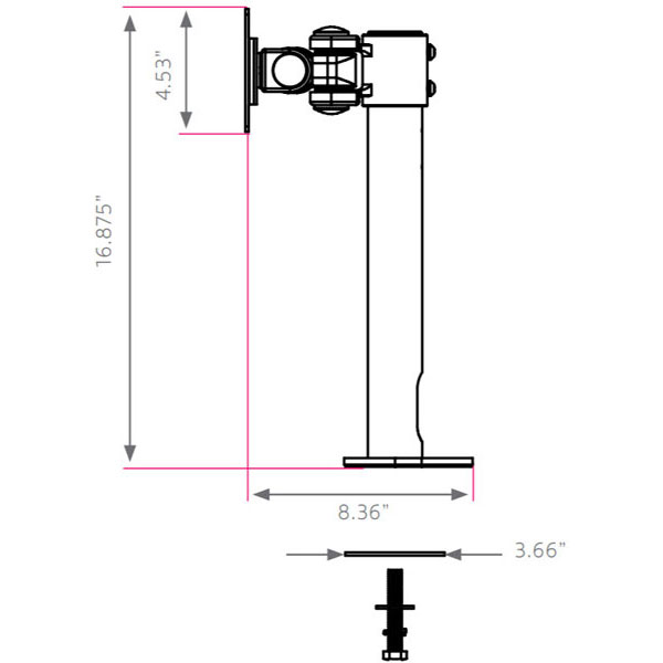 Smith System 17351 Flat Panel Mount with Tilt and Swivel