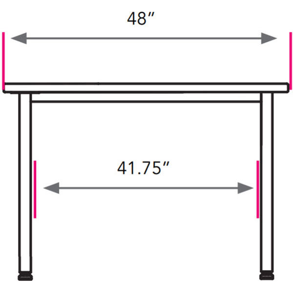 Planner Square Activity Table 48"W x 48"D