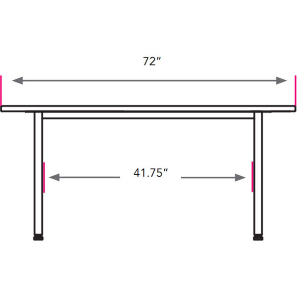 Planner Contour Activity Table 72"W x 36"D