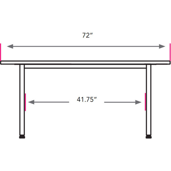 Planner Contour Activity Table 72"W x 36"D