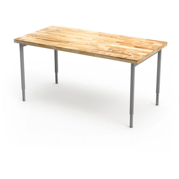 Planner Activity Table with Butcher Block Top - 60"W x 30"D  by Smith System