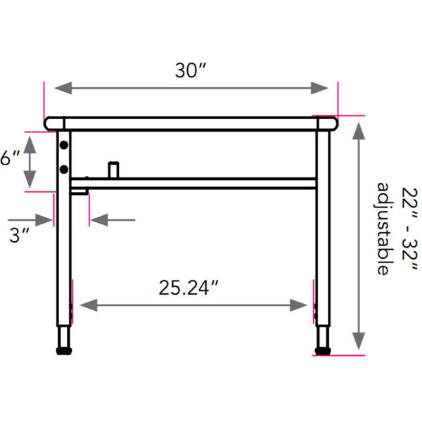 Planner Lab Computer Table 60"W x 30"D