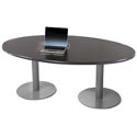 Cafe Table - Oval Top, Circular Base by Smith System