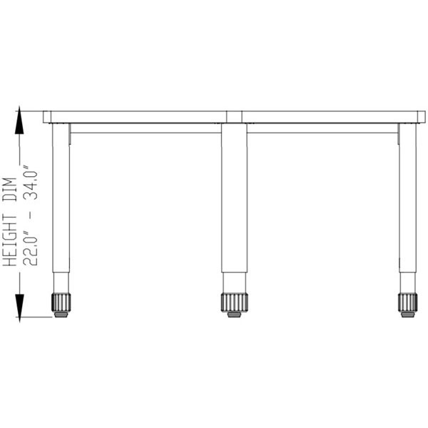 Smith System Interchange 3-2-1 Desk