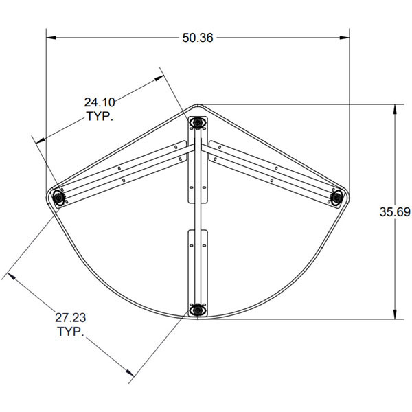 3-2-1 Large Surface Desk