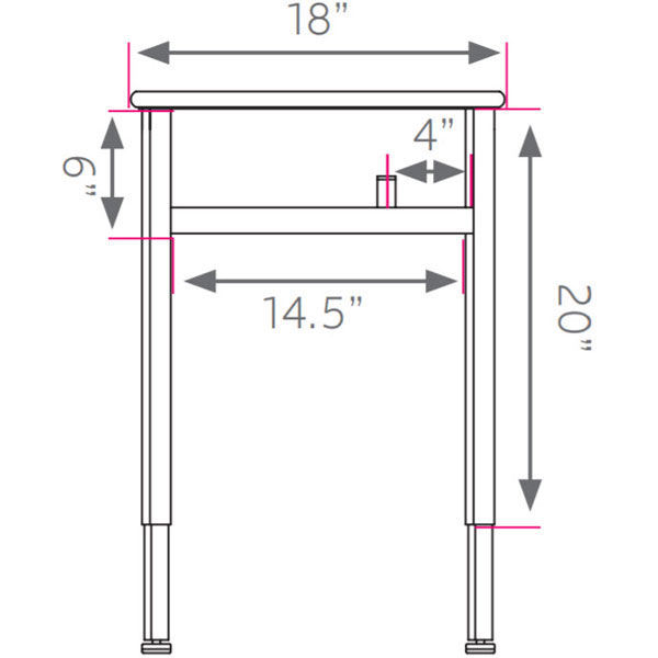 Smith System Planner Huddle-6 Desk