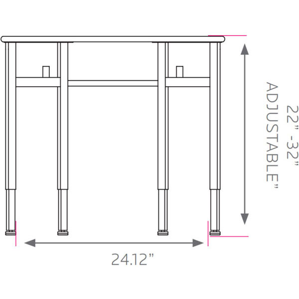 Smith System Planner Huddle-6 Desk