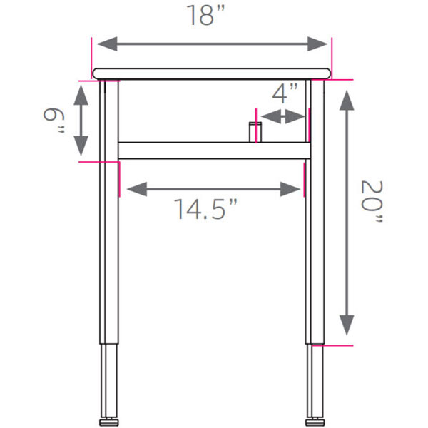 Smith System Planner Huddle-8 Desk