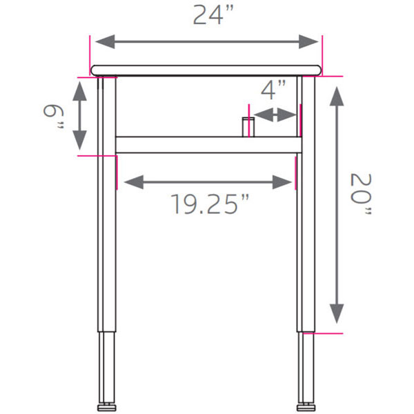 Smith System Planner Huddle-8LS Desk