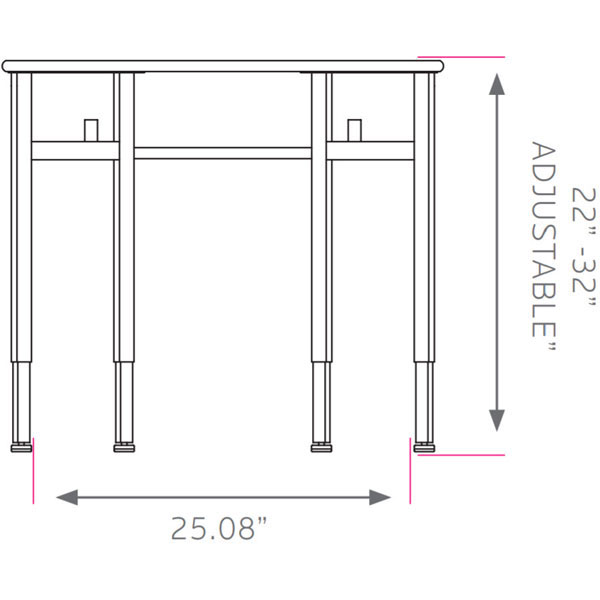 Smith System Planner Huddle-8LS Desk