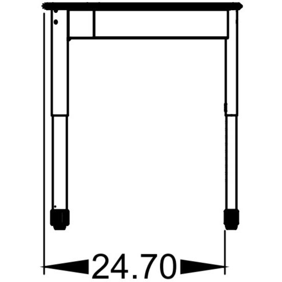 Interchange Mini Diamond Desk with Bookbox