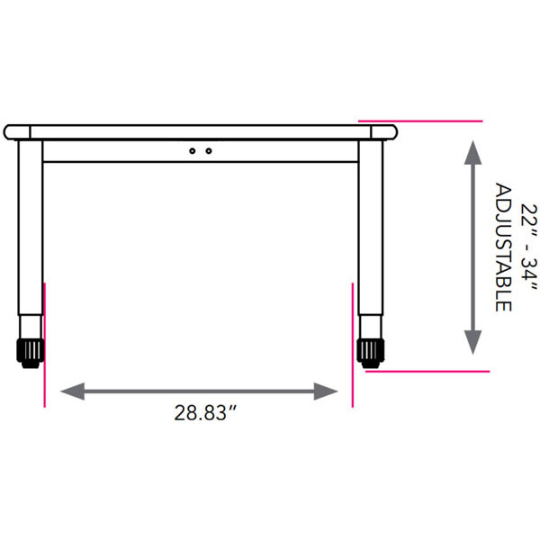 Interchange Square Activity Table - 36"W x 36"D