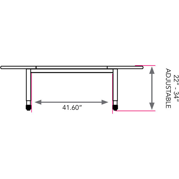 Smith System Interchange Contour Activity Table - 72"W x 36"D