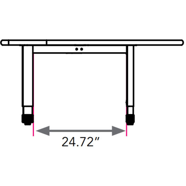 Smith System Interchange Kidney Activity Table - 72"W x 48"D